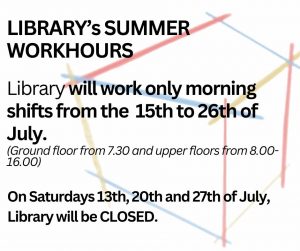 Read more about the article Library summer work hours