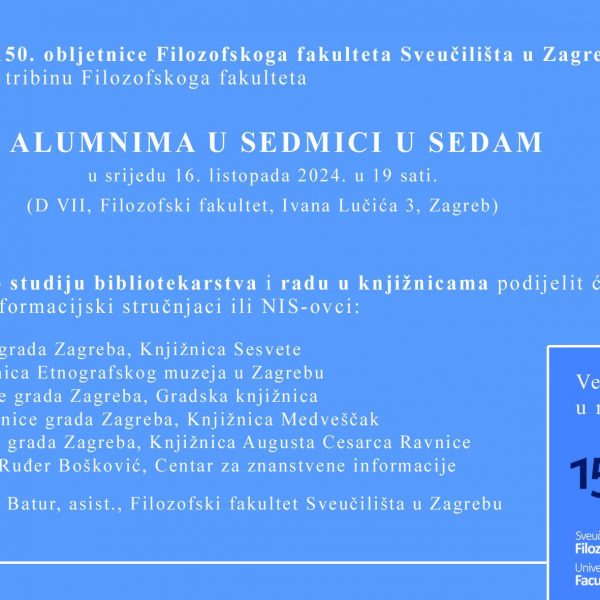 Tribina “S alumima u sedmici u sedam”