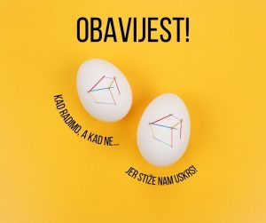 Pročitajte više o članku RADNO VRIJEME KNJIŽNICE TIJEKOM USKRSNIH BLAGDANA