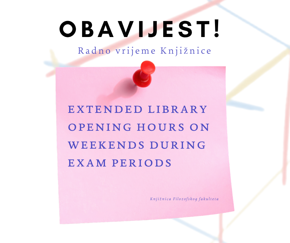 Read more about the article Extended Library working hours during exam periods