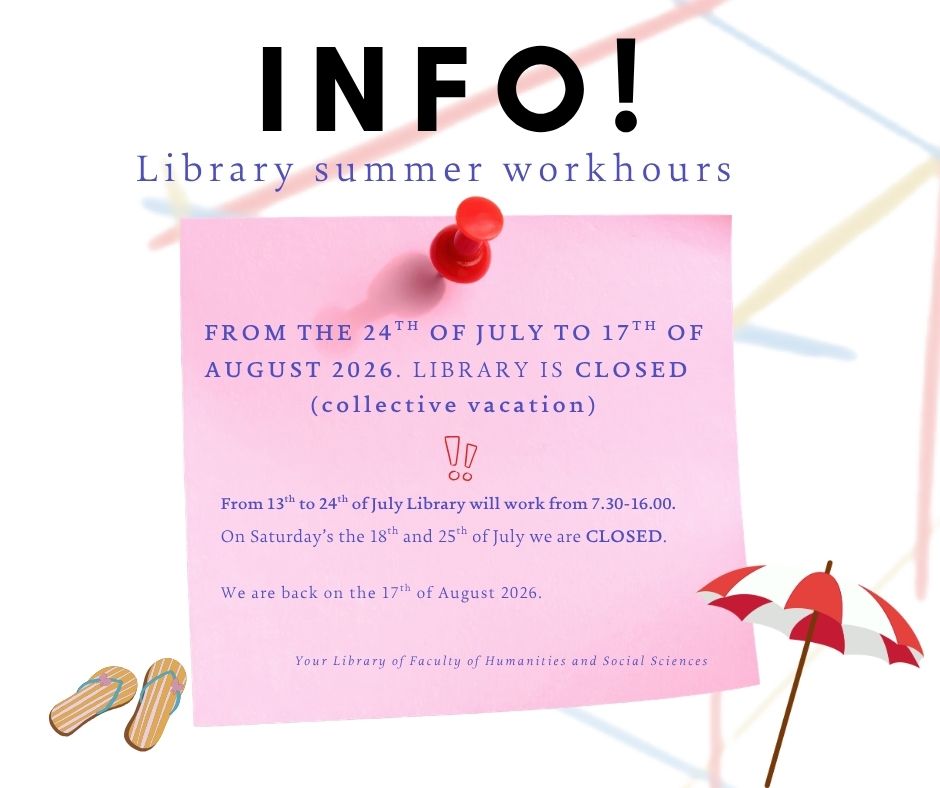 Read more about the article INFO: Summer workhours